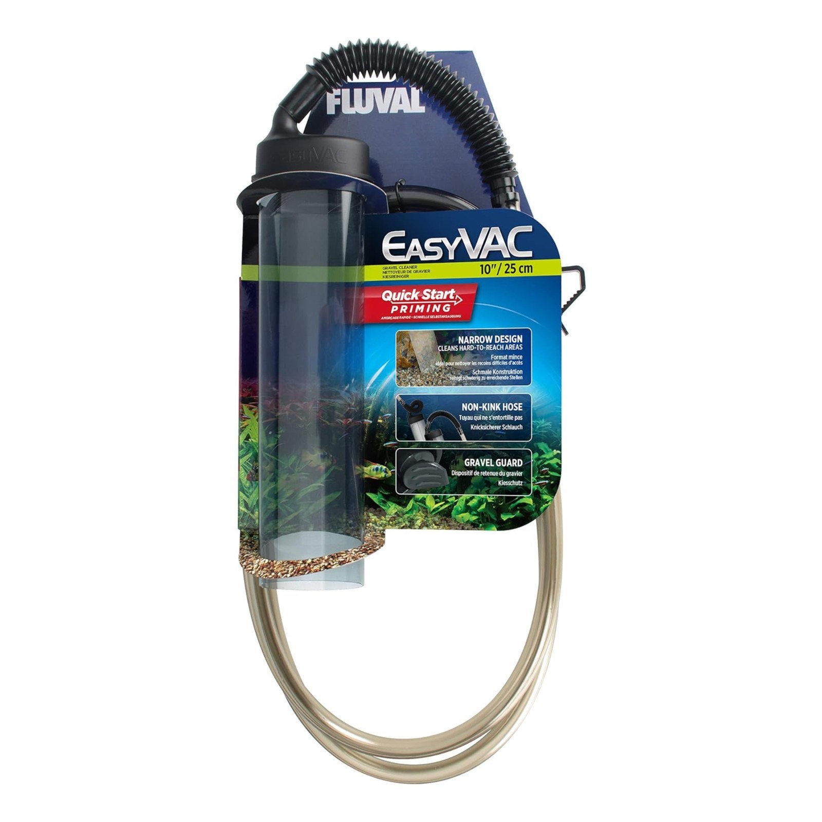 Sifone Askoll Ovale 25 cm - Pulizia Profonda Fondo Acquario Professionale