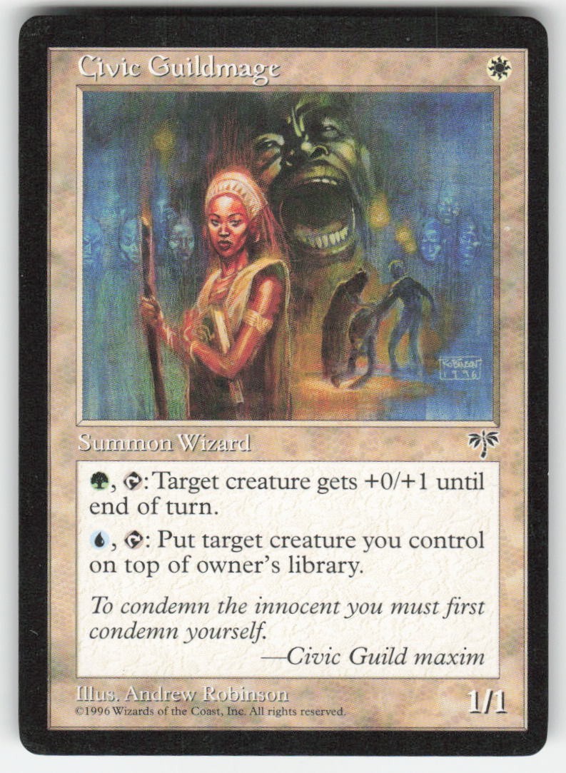 1996 Civic Guildmage Mirage MTG