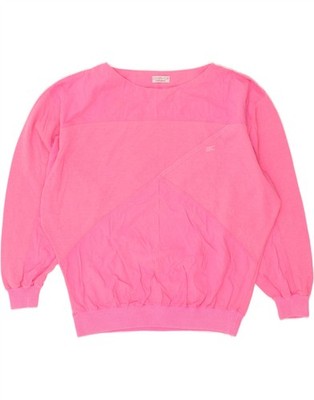 Golden Cup Damen Sweatshirt Pullover UK 16 Large rosa Baumwolle BH10