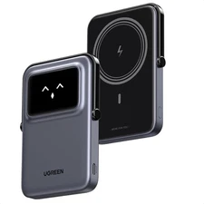 UGREEN Uno Magnetic Power Bank, Wireless Portable Charger, 20W Fast Black 