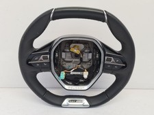 Peugeot 508 Mk2 2018-2024 Leather Multifunction Steering Wheel Black 98105488ZD