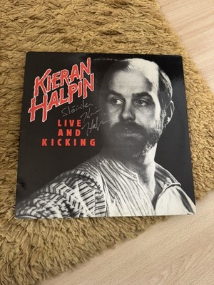 Kieran Halpin live and kicking rare 1985 signed vinyl album folk rock country  