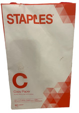 Staples C Copy Paper Legal 8.5 x 14, 20lb 92 Bright, 500 Sheets, 7 Available New