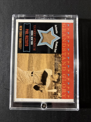 2003 Topps Heritage Grandstand Glory- #CG-PR Phil Rizzuto (Yankee Stadium Seat)