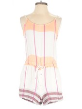 Lou  Grey Women White Romper XS