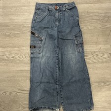Vintage Wrangler Originals Boys Carpenter Blue Denim Y2K Jeans  Size 12 reg