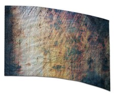 COLOR GUARD FLAGS RUSTIC REFLECTIONS SILKS - NEW - 36" x 54" Standard Curved