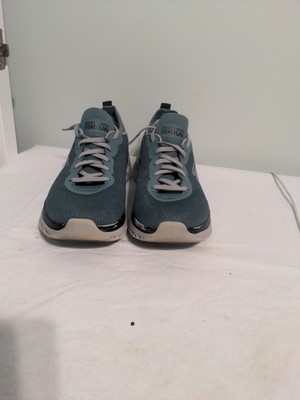 Skechers Go Run Glide-Step Shoes Mens Size 7.5 Flex-Radar Blue/ Gray Sneakers 