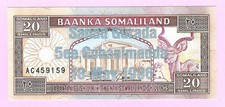 SOMALILAND 20 SHILLINGS 1996 SILVER COMMEMORATIVE ISSUE P 16 UNC (TK 19 517)