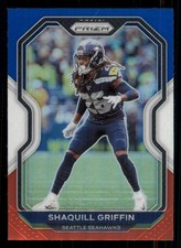 2020 Panini Prizm Prizms Red White and Blue #298 Shaquill Griffin