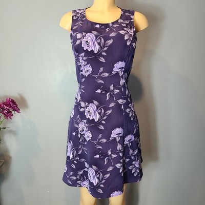 Vtg DBY Garden Grad Party Lace Up Back Mini Dress Sz 10 Wedding Guest 90s Y2K