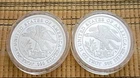 2- Northwest Territorial Mint 1 oz .999 Fine Silver Trade Unit Rounds