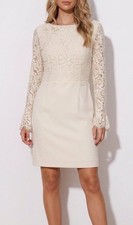 NWT Talbots Women’s Size 20WP Pink Lace Polyester 3/4 Bell Sleeve Sheath Dress