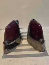 Off Of A 1955 Cadillac - Tail Light Pair With Gas Filler Door 1954 1956 Off Of A 1955 Cadillac - Tail Light Pair With Gas Filler Door 1954 1956
