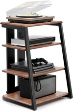 FITUEYES Design HiFi Rack aus Holz & Stahl Plattenspieler Tisch  61 x 52 x 78 cm