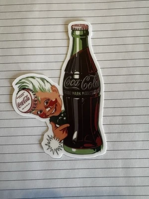 Coke CoCa Cola Vinyl Decal / Sticker. Sprite Boy With Coke. - Photo 1/2