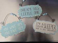 Baby Boy Nursery Room Hanging Wall Decorations