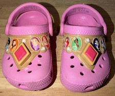 Crocs Classic Disney Princess Clog Taffy Pink Toddler Sandal Size 5