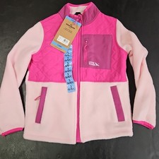 Eddie Bauer Girls Polar Fleece Jacket Size S 6/6x Pink