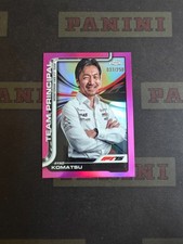 2025 Topps Chrome Formula 1 Pink Refractor Ayao Komatsu /250