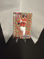 2026 Topps MLB Series 1 Matt Olson Easter Pink Green Polka Dot - Atlanta Braves