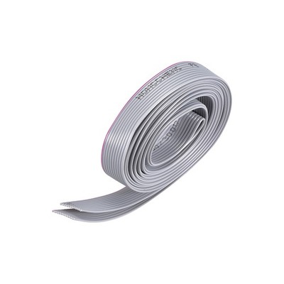 IDC Wire Flat Ribbon Cable 2m/6.6ft Length 1.27mm Pitch 10 Pins Gray
