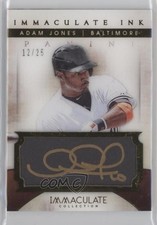 2014 Panini Immaculate Ink Gold 12/25 Adam Jones #20 Auto 1v1
