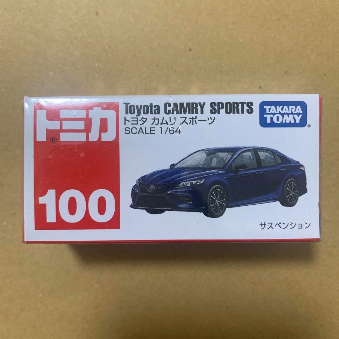Tomica 100 Toyota Camry Sports 1/64 Scale Blue Diecast Model Car