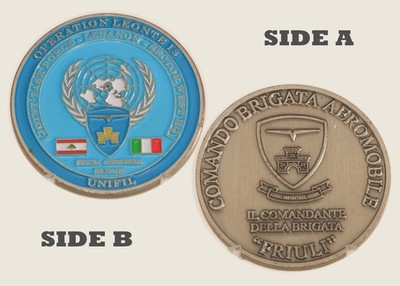UNIFIL Operation Leonte 13 Friuli Brigata Challenge Coin  1#15