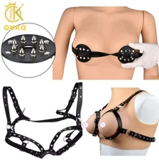 Woman Breast Cover Female Chest Hood Breast Binder Body Bondage BDSM For Women