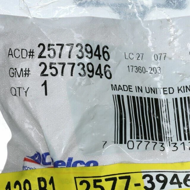 Sensor de sistema de monitoreo de presión de neumáticos genuino GM 2001-2005 Chevrolet 25773946 Foto 2 de 4