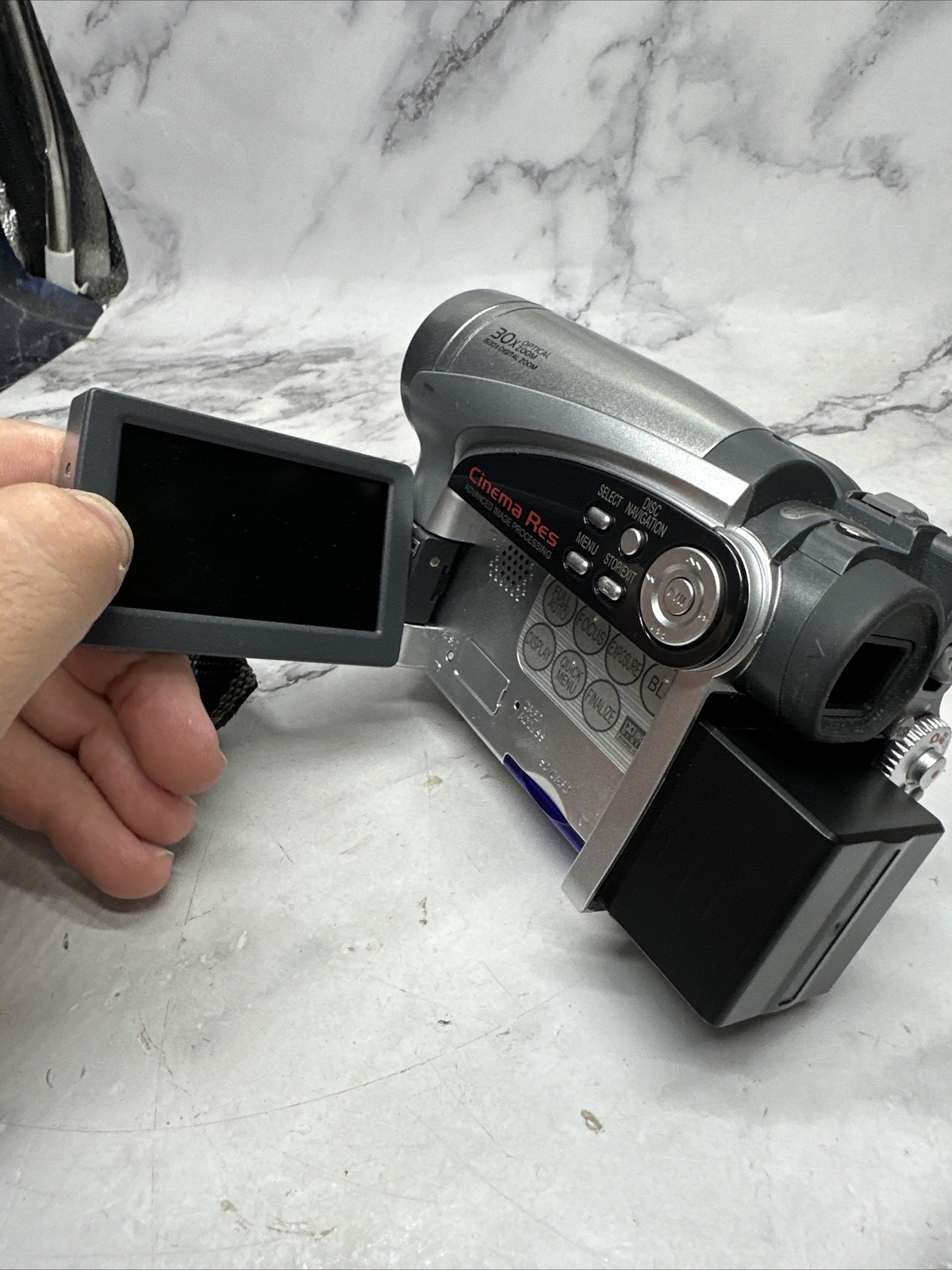 Hitachi Cinema Res DVD HDD Hybrid Camcorder TESTED No Charger. A eBay