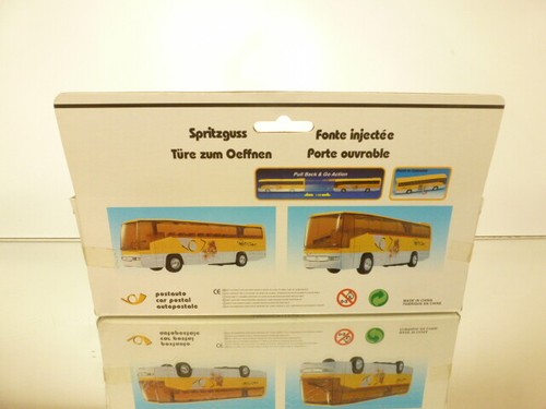 RIKU MERCEDES BENZ BUS POST CAR - WHITE+YELLOW L18.5cm - VERY GOOD IN BOX - Imagen 3 de 6