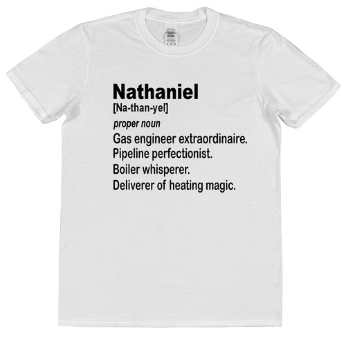 Personalisiertes T-Shirt Gasingenieur Definition individuelles Geschenk für Klempner Gasmonteur - Bild 5 von 5