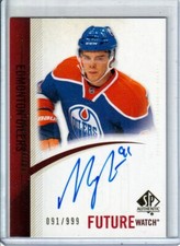  2010-11 SP Authentic Future Watch Magnus Paajarvi RC AUTO /999 1/1 JERSEY #