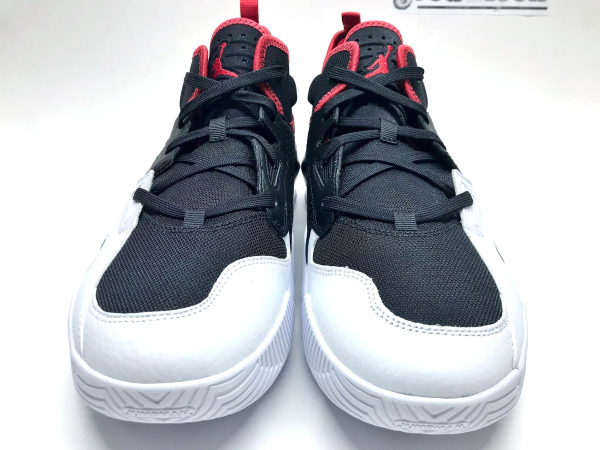 Size 14 - Air Jordan Stay Loyal 2 Black White Gym Red for sale