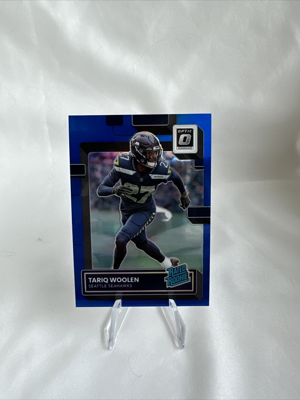 2022 Donruss Optic Football Rated Rookie Blue Tariq Woolen /179 #298