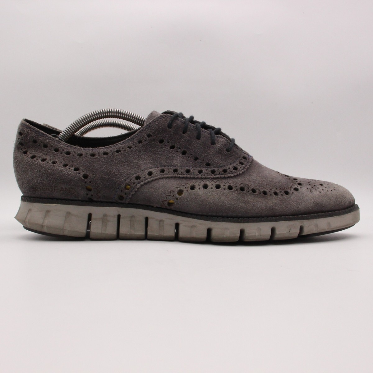 Cole Haan Zerogrand Wingtip Oxfords Men\'s 11 M Gray Suede Casual Shoes C20131 $_57.JPG?set_id=880000500F main image 2