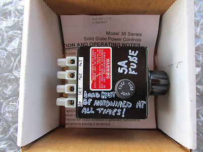 Payne 36TBP-2-5 Solid State D.C. Output Power Control 240 VAC NEW!!! Free Ship