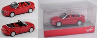 Herpa 038300 Audi A3 Cabriolet (3. Generation) Tangorot Metallic, 1:87