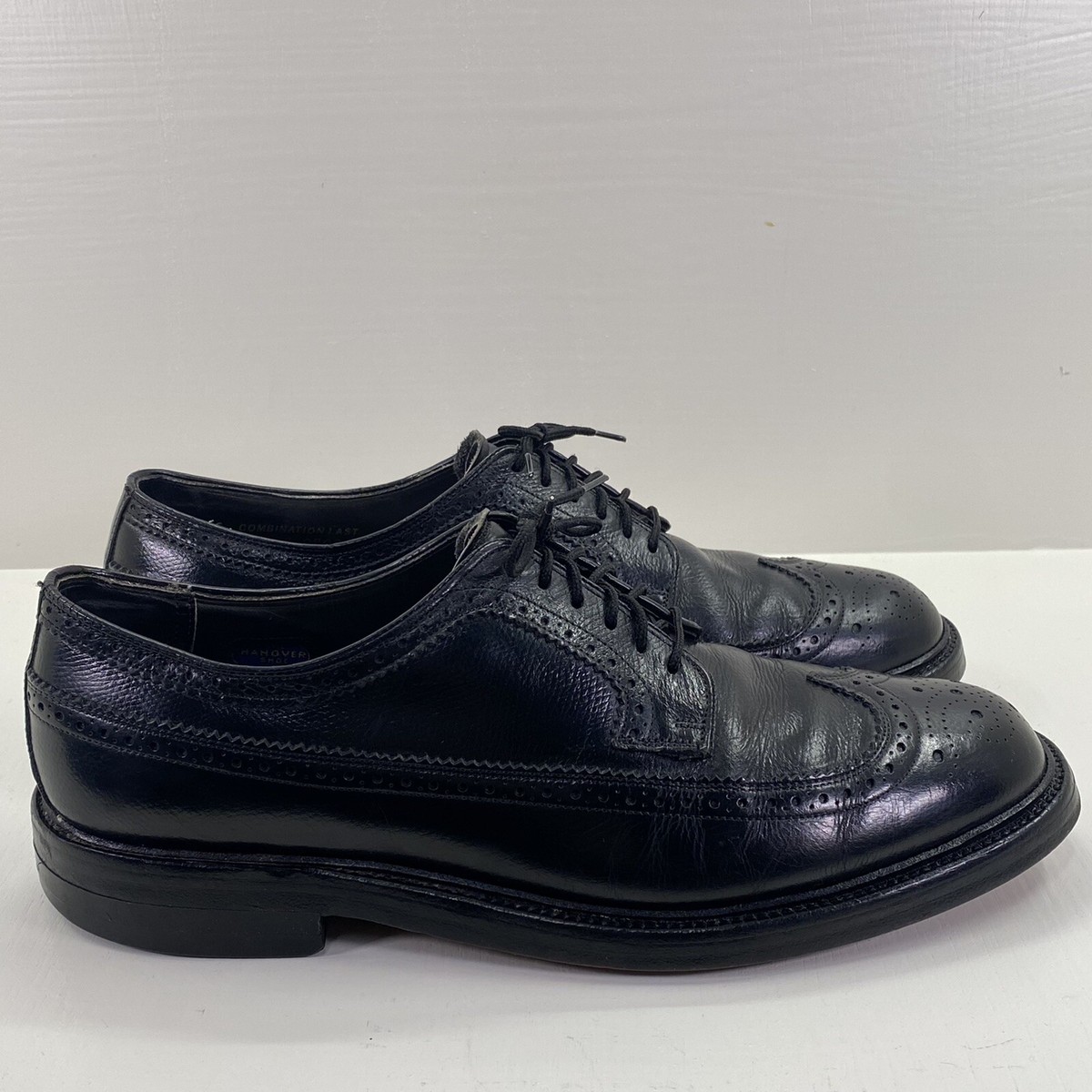 VTG Hanover LB Sheppard Signature Men Wingtip Black Pebble 