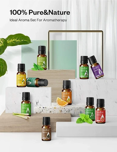 Anjou 300ML Ultrasonic Aromatherapy Diffuser Essential Oil Diffuser Gift Set - Picture 2 of 8