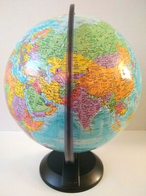 Globemaster Scanglobe Type-Y 12 Inch Diameter Globe World Map