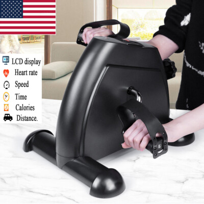 Portable Mini Cycle Bike Foot Pedal Exercise Machine Arm Leg Recovery Peddle