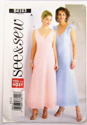 Summer Formal Prom Dresses Size 6 8 10 Pattern Uncut See & Sew Butterick 4163 | eBay Summer Formal Prom Dresses Size 6 8 10 Pattern Uncut See & Sew Butterick 4163 | eBay