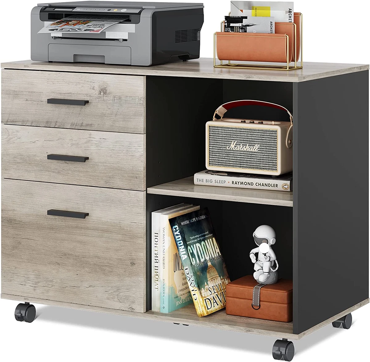 Heavy duty store lateral file cabinet