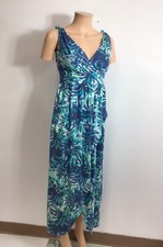 Garnet Hill Floral Maxi Dress Womens 2