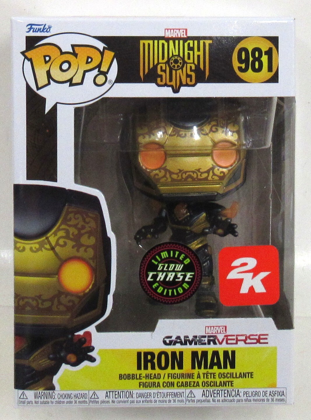 Pop Funko Iron Man – Midnight Suns 981 – Mini Figurine Vinyle – Très Bon état