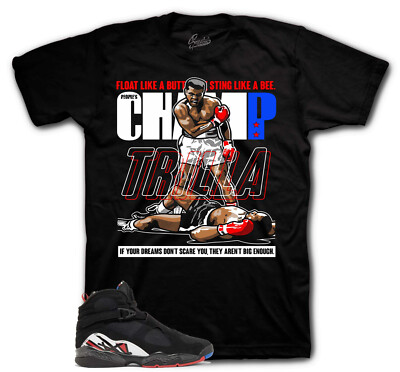 Shirts To Match Jordan 8 Playoff Retro 12 Sneaker Tees - Trilla Shirt