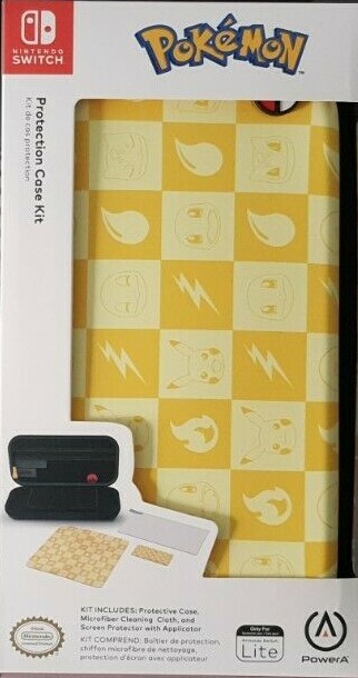 Housse Pokémon jaune Switch Lite pour éviter les rayures d'écran